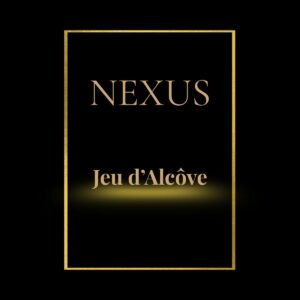 Jeu de cartes NEXUS – Jeu d’Alcôve, visuel premium noir et or